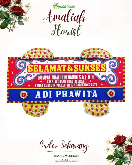 Papan Bunga Ucapan Selamat Ruwit